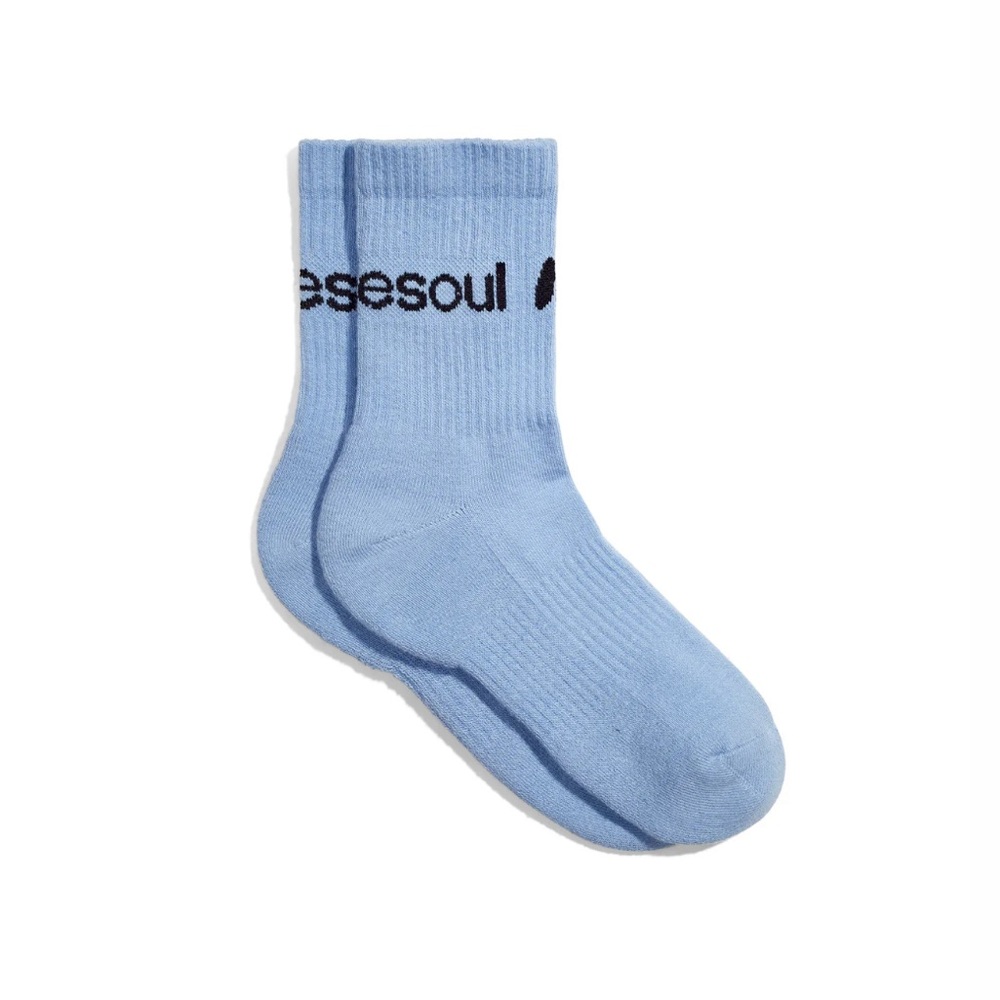 NWT Doublesoul High Socks in Powder Blue